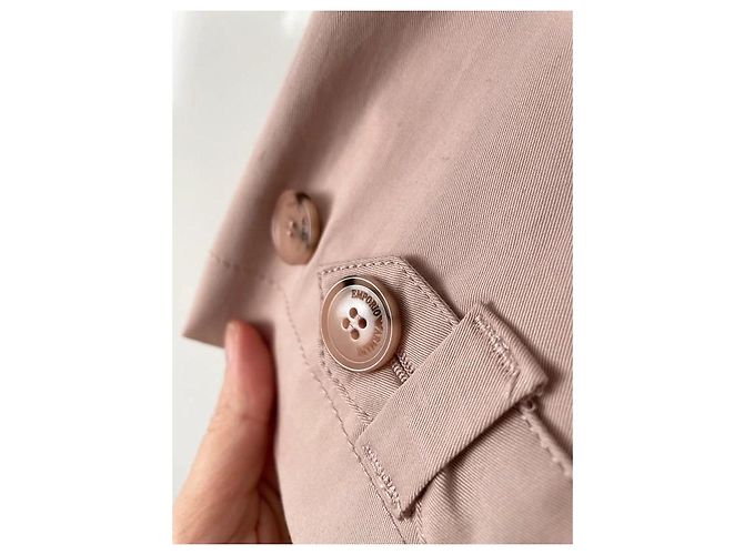 Gabardina de algodón Emporio Armani Rosa - vista 4