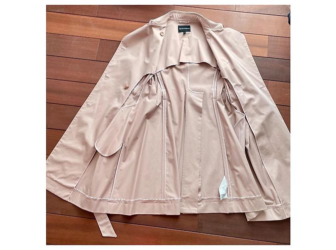 Gabardina de algodón Emporio Armani Rosa - vista 6