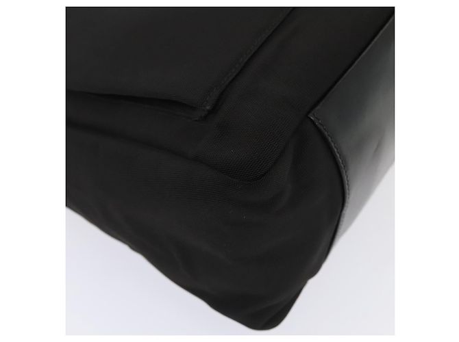 Borsa a mano GUCCI in nylon 2 vie nera argento 000 0509 Auth ep5500 Nero - vista 14