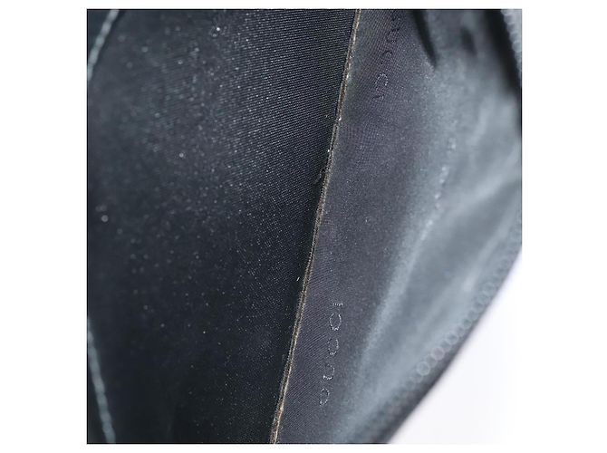 Borsa a mano GUCCI in nylon 2 vie nera argento 000 0509 Auth ep5500 Nero - vista 21