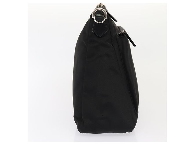 Borsa a mano GUCCI in nylon 2 vie nera argento 000 0509 Auth ep5500 Nero - vista 4