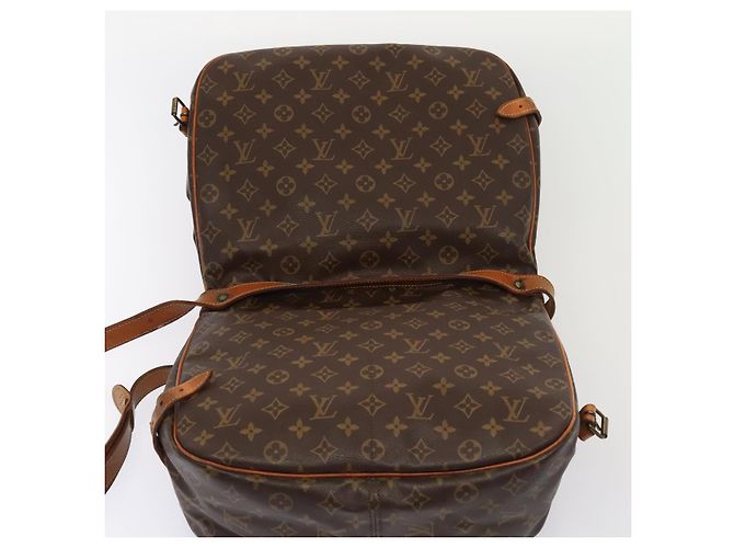 LOUIS VUITTON Borsa a Spalla Monogram Saumur 35 M42254 LV Auth ki4838 Monogramma - vista 19