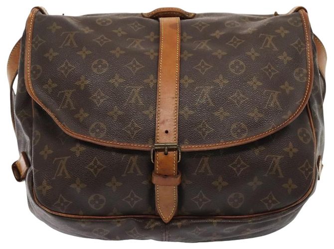 LOUIS VUITTON Borsa a Spalla Monogram Saumur 35 M42254 LV Auth ki4838 Monogramma - vista 2
