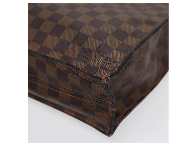 LOUIS VUITTON Borsa Sac Plat Damier Ebene N51140 Auth LV 88692 - vista 10