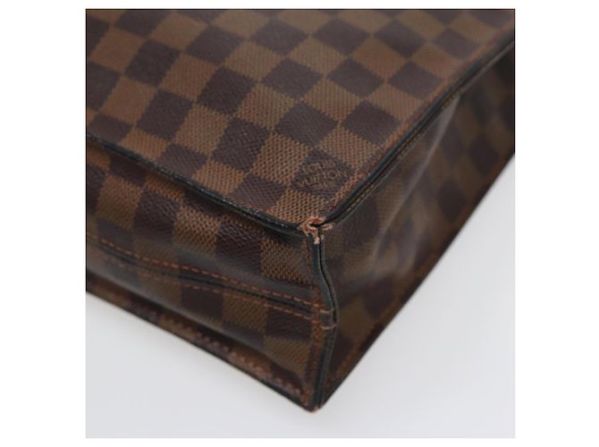 LOUIS VUITTON Borsa Sac Plat Damier Ebene N51140 Auth LV 88692 - vista 15