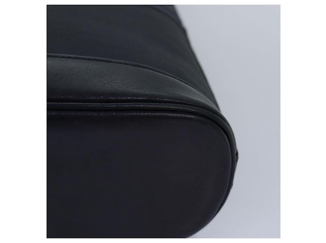 Autre Marque Borsa a Spalla Burberrys in Nylon Pelle Blu Navy Oro Auth hk1626 D'oro - vista 14