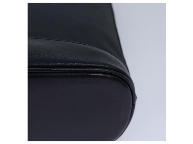 Autre Marque Borsa a Spalla Burberrys in Nylon Pelle Blu Navy Oro Auth hk1626 D'oro - vista 16