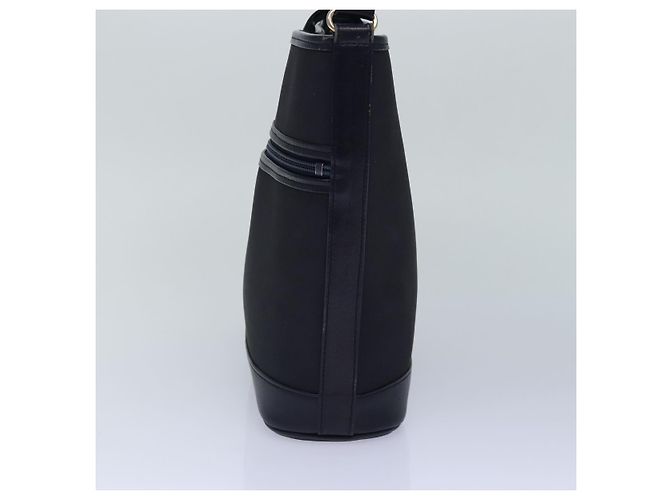 Autre Marque Borsa a Spalla Burberrys in Nylon Pelle Blu Navy Oro Auth hk1626 D'oro - vista 4