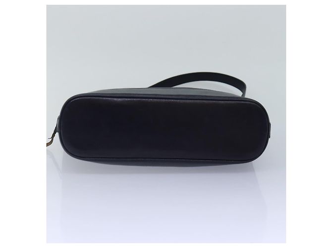 Autre Marque Borsa a Spalla Burberrys in Nylon Pelle Blu Navy Oro Auth hk1626 D'oro - vista 5