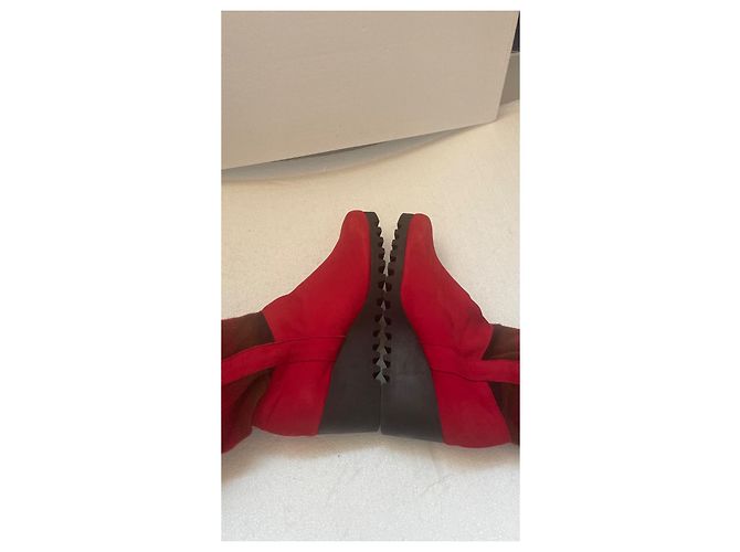 Autre Marque Arche boots nubuck and wool red multi color Multiple colors - view 7