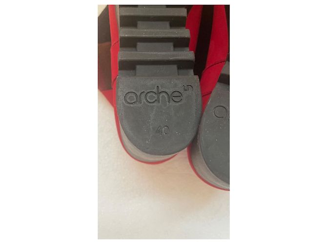 Autre Marque Arche boots nubuck and wool red multi color Multiple colors - view 9