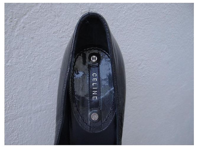 Céline Pumps aus grauem Lackleder Gr. 38 FR - Ansicht 5