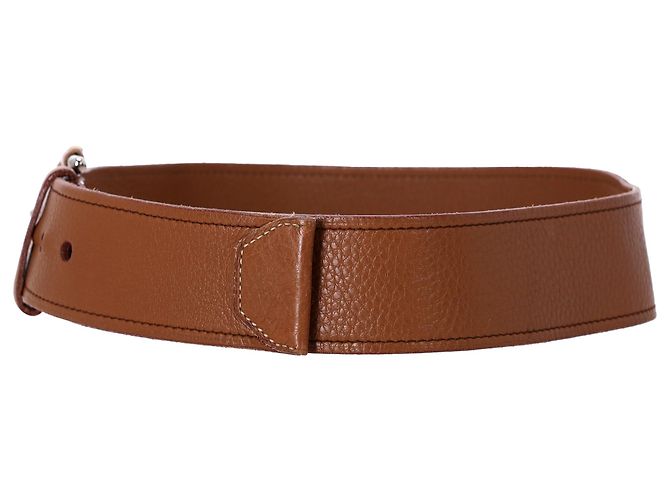 Prada Grained Belt in Brown Leather - view 2