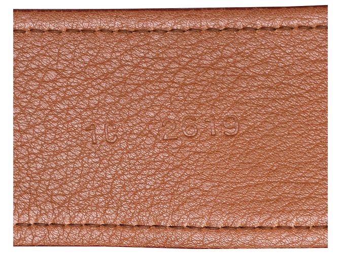 Prada Grained Belt in Brown Leather - view 7