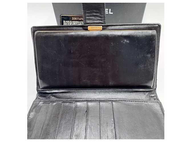Trendy CC Cartera de piel de cordero Chanel CC Negro - vista 12