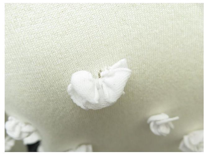 PULL CHANEL CAMELIAS P58855K07731 38 M AUS CASHMERE ECRU SWEATER Roh - Ansicht 4
