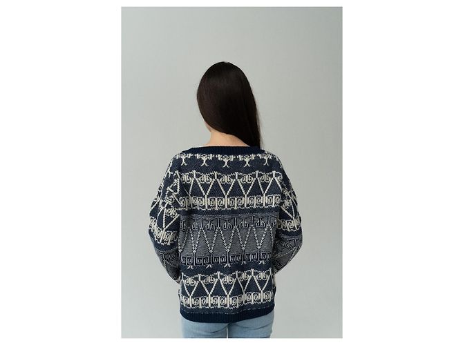 14C Cashmere-Pullover Chanel & Lagerfeld Resort 2014 40it Singapur Laufsteg Mehrfarben - Ansicht 8
