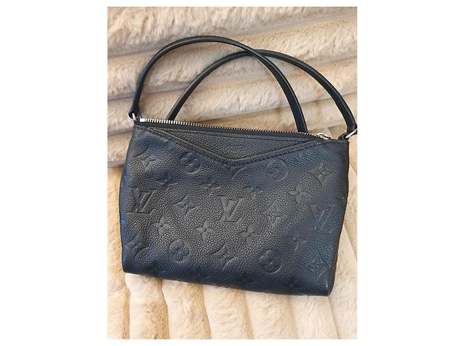 Louis Vuitton Pallas BB Pelle Monogramma Nera Nero - vista 7