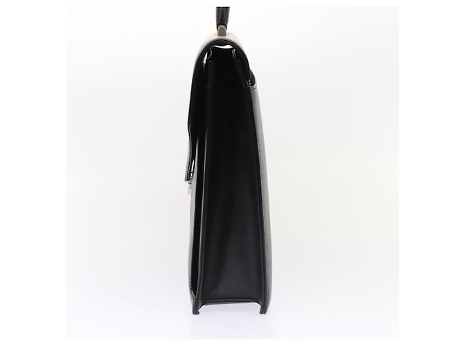 Borsa da lavoro in pelle nera e argento Burberry Auth ep5521 Nero - vista 3