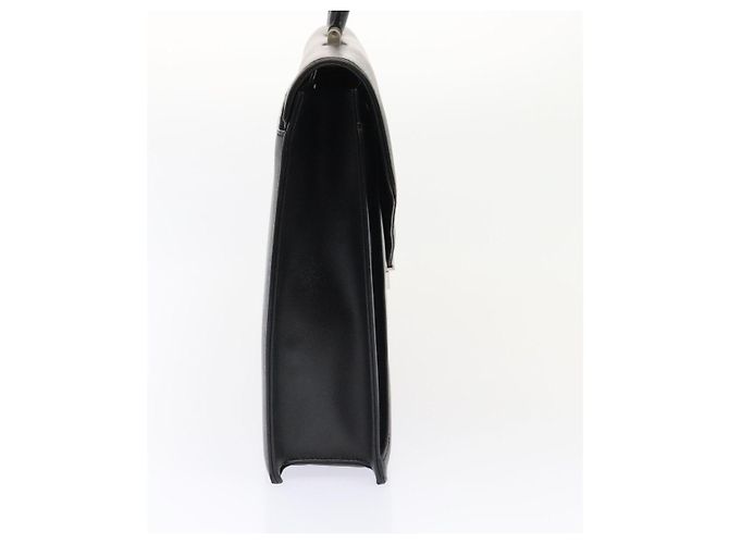 Borsa da lavoro in pelle nera e argento Burberry Auth ep5521 Nero - vista 4