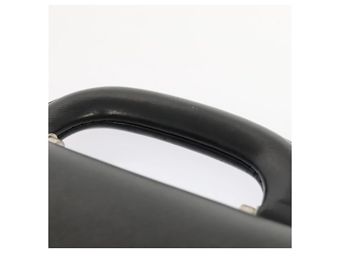 Borsa da lavoro in pelle nera e argento Burberry Auth ep5521 Nero - vista 8
