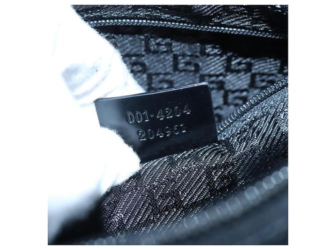 Borsa a spalla GUCCI in tela beige Auth ac3261 - vista 12