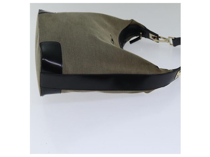 Borsa a spalla GUCCI in tela beige Auth ac3261 - vista 3