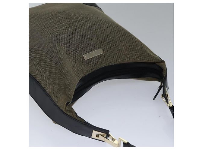 Borsa a spalla GUCCI in tela beige Auth ac3261 - vista 6