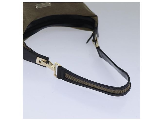 Borsa a spalla GUCCI in tela beige Auth ac3261 - vista 7