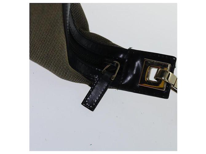 Borsa a spalla GUCCI in tela beige Auth ac3261 - vista 9