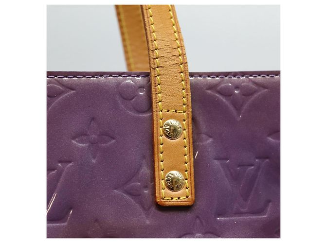 LOUIS VUITTON Monogram Vernis Reade MM Tote Bag Viole M91087 LV Auth 88759 Purple - view 10