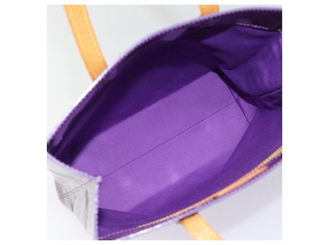 LOUIS VUITTON Monogram Vernis Reade MM Tote Bag Viole M91087 LV Auth 88759 Purple - view 11