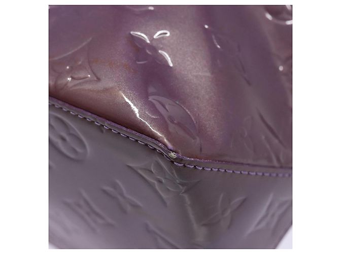 LOUIS VUITTON Monogram Vernis Reade MM Tote Bag Viole M91087 LV Auth 88759 Purple - view 15