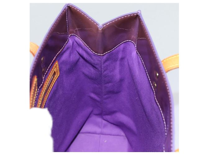 LOUIS VUITTON Monogram Vernis Reade MM Tote Bag Viole M91087 LV Auth 88759 Purple - view 19