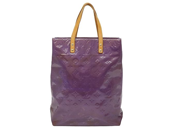 LOUIS VUITTON Monogram Vernis Reade MM Tote Bag Viole M91087 LV Auth 88759 Purple - view 2