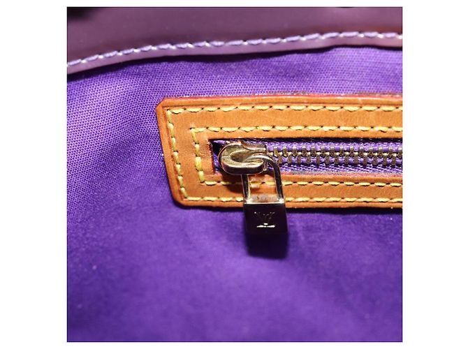 LOUIS VUITTON Monogram Vernis Reade MM Tote Bag Viole M91087 LV Auth 88759 Purple - view 20