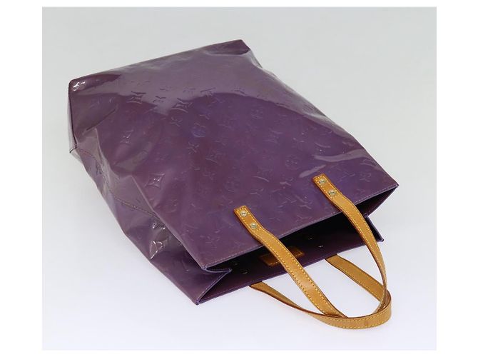 LOUIS VUITTON Monogram Vernis Reade MM Tote Bag Viole M91087 LV Auth 88759 Purple - view 6