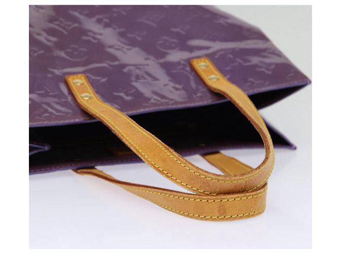 LOUIS VUITTON Monogram Vernis Reade MM Tote Bag Viole M91087 LV Auth 88759 Purple - view 7