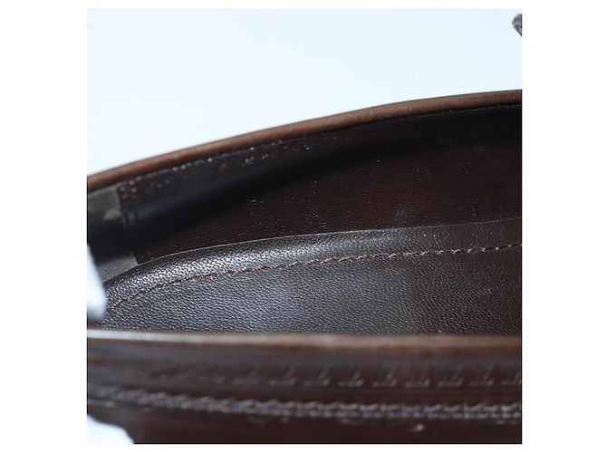 LOUIS VUITTON Schuhe Leder 7 Braun LV Auth bs17139 - Ansicht 12