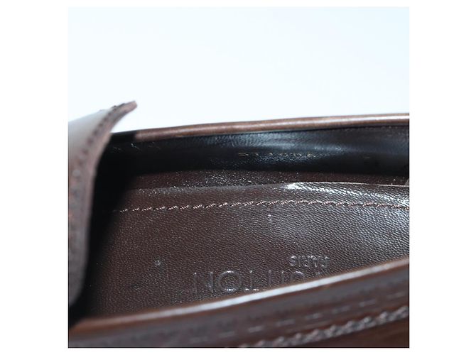 LOUIS VUITTON Schuhe Leder 7 Braun LV Auth bs17139 - Ansicht 13