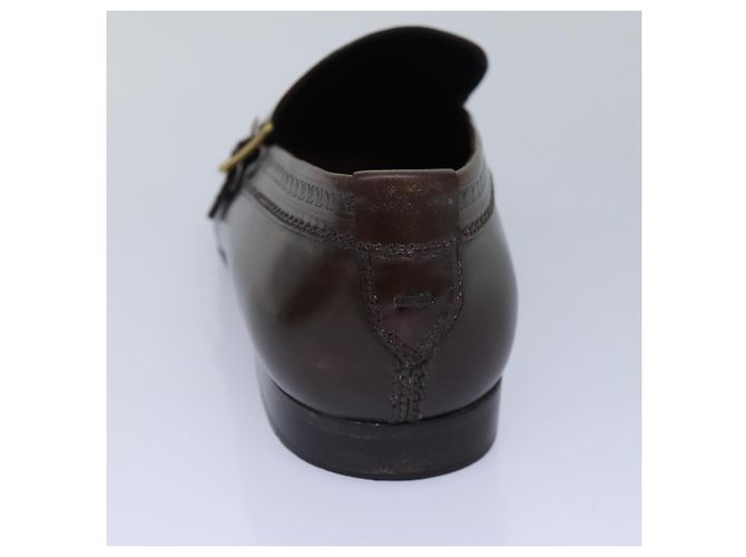 LOUIS VUITTON Schuhe Leder 7 Braun LV Auth bs17139 - Ansicht 18