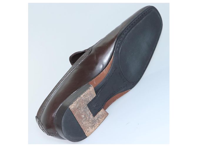 LOUIS VUITTON Schuhe Leder 7 Braun LV Auth bs17139 - Ansicht 21