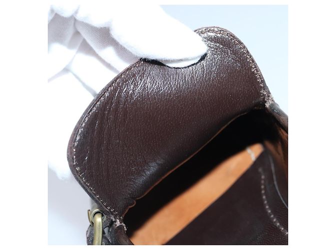 LOUIS VUITTON Schuhe Leder 7 Braun LV Auth bs17139 - Ansicht 29