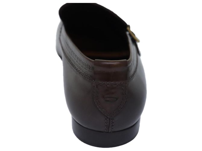 LOUIS VUITTON Schuhe Leder 7 Braun LV Auth bs17139 - Ansicht 3
