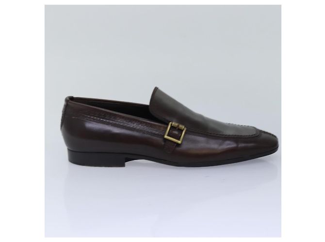 LOUIS VUITTON Schuhe Leder 7 Braun LV Auth bs17139 - Ansicht 5