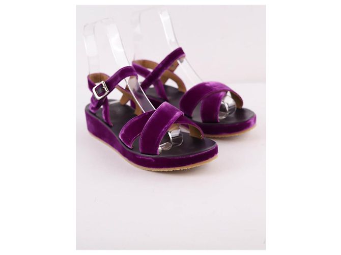 Apc Samt-Sandalen - Ansicht 3