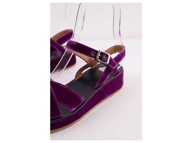 Apc Samt-Sandalen - Ansicht 4