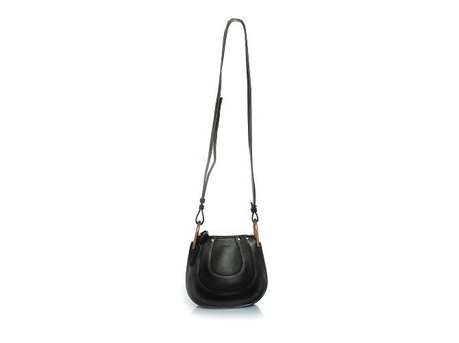 Chloé, borsa hobo Mini Hayley nera Nero - vista 2