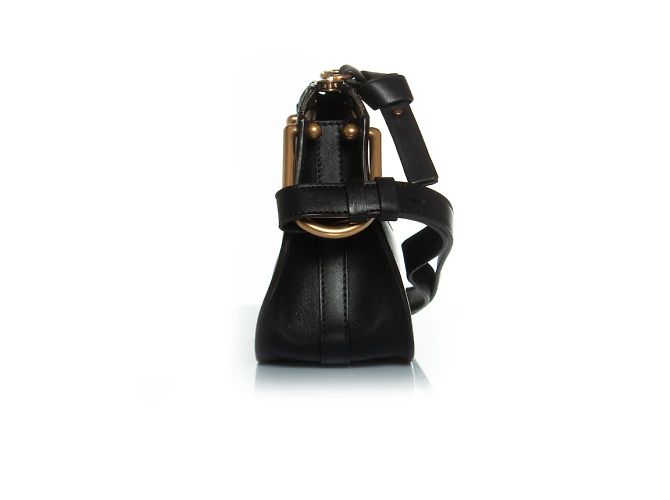 Chloé, borsa hobo Mini Hayley nera Nero - vista 6