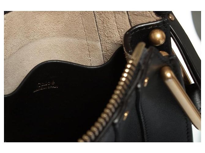 Chloé, borsa hobo Mini Hayley nera Nero - vista 9